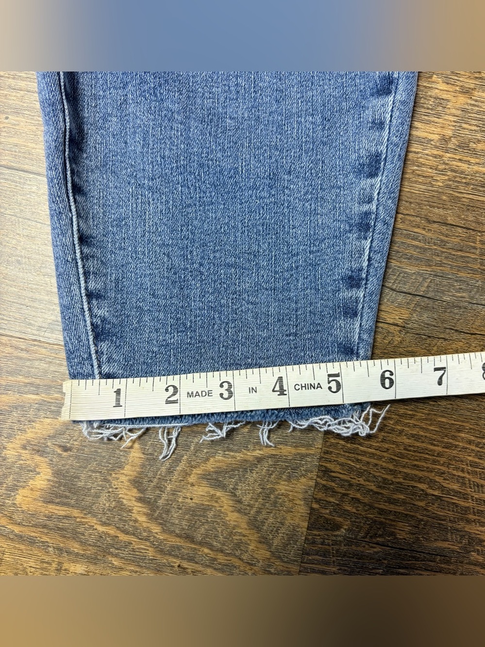 Judy Blue Relaxed Fit Jeans Womens 18W Raw Hem Stretch Blue Denim High Waist - Picture 2 of 9